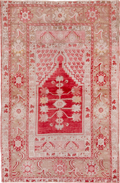 Vintage Oushak Area Rug (3' x 5')
